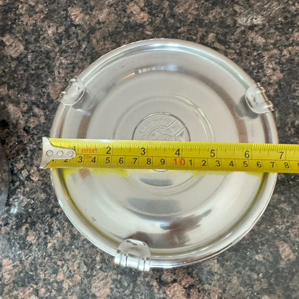 Set Of 2 Nesting Stainless Steel 18-8 ~ Humidity Control Airtight Containers